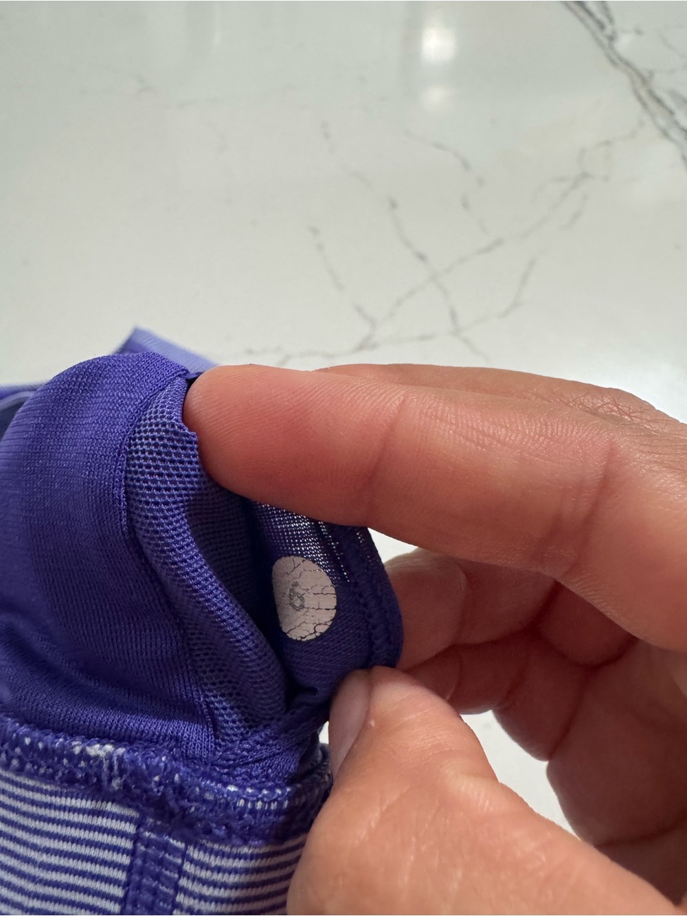 lululemon athletica Purple & Lavender Cross-Back Sports Bra - Picture 7 of 7